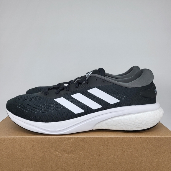 New Adidas Supernova 2 Black Men\'s Running Shoes Size 13